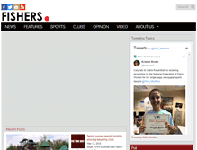 Tablet Screenshot of fishersnthered.com